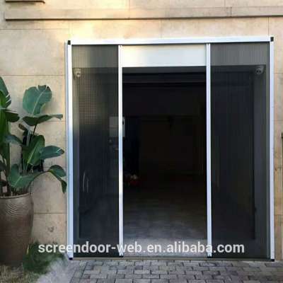 garage interior bi fold Retractable pleated screen door