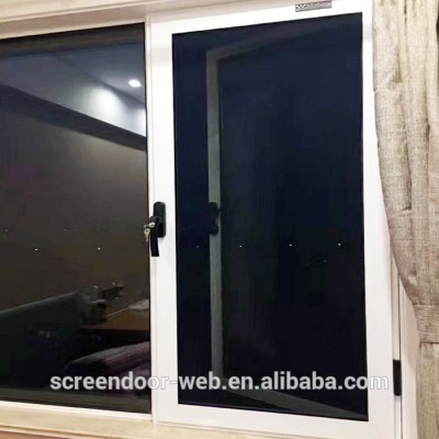 steel security mesh with aluminium frame door